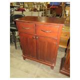 CHERRY FINISH 2DR/2DWR CABINET