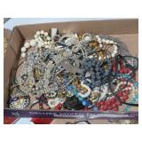 COLLECTION OF ESTATE JEWELRY, NECKLACES, AND MISC