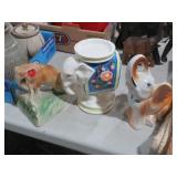 (3) CERAMIC ELEPHANTS