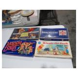 (4) VINTAGE BOARD GAMES