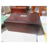 WOOD LIFTTOP STORAGE BOX