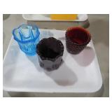 SET OF THREE VINTAGE TOOTHPICK HOLDERS