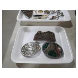 VINTAGE DECORATIVE BELT BUCKLE COLLECTION
