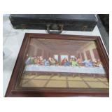 FRAMED THE LAST SUPPER PRINT