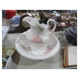 VINTAGE REVERE BOWL AND PITCHER SET