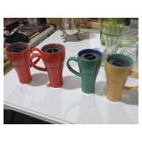 (4) COCA COLA TUMBLER MUGS