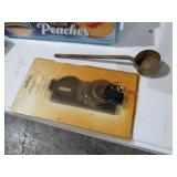 COLLECTION OF EDDIE BAUER COMPASS AND BRASS LADDLE