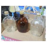 COLLECTION OF VINTAGE GLASS BOTTLES