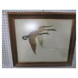 FRAMED CANADIAN GEESE PRINT