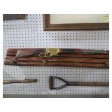 WOOD SHOTGUN SHELL COAT RACK