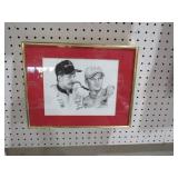 FRAMED DEL EARNHEART JR PRINT