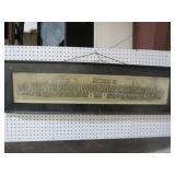 FRAMED USS MAINE NAVY PICTURE
