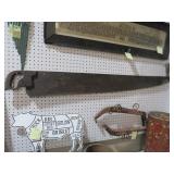 ANTIQUE TWO MAN CROSS CUT SAW