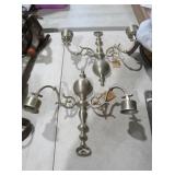 SET OF TWO VINTAGE METAL WALL SCONCES