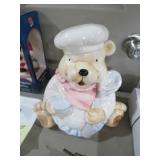 BEAR CHEF COOKIE JAR