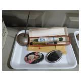 COMPACT MIRRORS, BILL HOLDER AND PENS