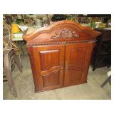 CHERRY FINISH 2 DR CABINET