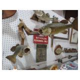 2 FISH MOUNTED ON DRIFTWOOD