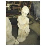 CONCRETE WOMEN GOLFER STATUE