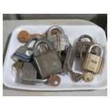COLLECTION OF OLD LOCKS AND KEYS