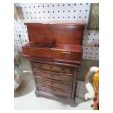 (2) WOOD JEWELRY BOXES