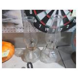 (2) VINTAGE OIL LAMPS
