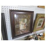FRAMED TAPESTRY OF DANCERS