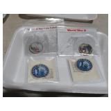 (4) COMMEMORATIVE COLLECTOR COINS
