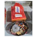 METAL BOX FULL OF VINTAGE ITEMS AND MISC