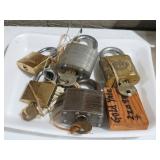 COLLECTION OF ANTIQUE LOCKS AND KEYS