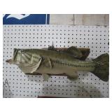SMALL MOUTH BASS MOUNTED ON BOARD