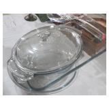 COLLECTION OF GLASS PYREX SERVING DISHES