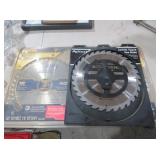 IRWIN AND AVANTI 10-INCH SAW BLADE LOT
