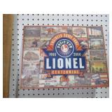 METAL LIONEL TRAIN ADV. SIGN