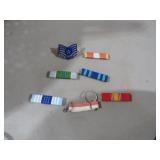 STERLING 925 ARROW AND MILITARY PINS