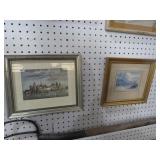 (2) VTG FRAMED PRINTS