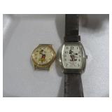 SET OF 2 MICKEY MOUSE CHARACTER WATCHES