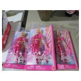 (3) NEW BARBIES