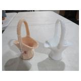 (2) WESTMORELAND BASKET TAN COLOR SIGNED