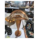 VINTAGE COPPER FAN VASE