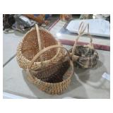 (3) BUTT BASKETS