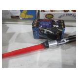 STAR WARS VHS TRILOGY SET AND LIGHTSABER TOY