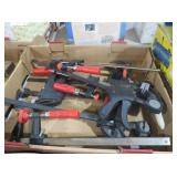 ASSORTED WOODWORKING CLAMPS