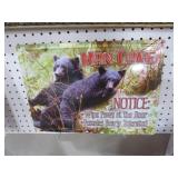 METAL MANCAVE ADV. SIGN