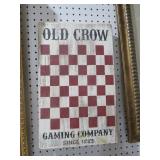 WOOD OLD CROW GAME BOARD