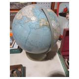 WORLD GLOBE ON STAND