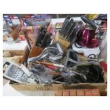 HUGE COLL. KITCHEN KNIVES , UTENSILS & MISC