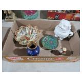 COLL. ASIAN BOWLS, VASE  & MISC