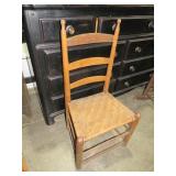 EARLY LADDER BACK COUNTRY CHAIR