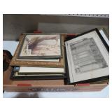 COLL.  FRAMED ARCHITECTURAL & MISC PRINTS